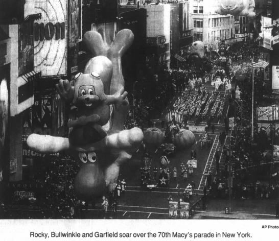 Rocky, Bullwinkle and Garfield